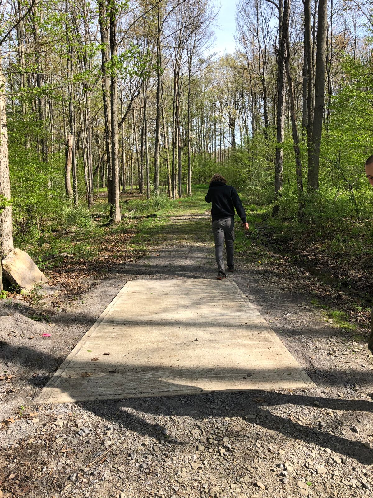 New hole 1 white tee
Par 3