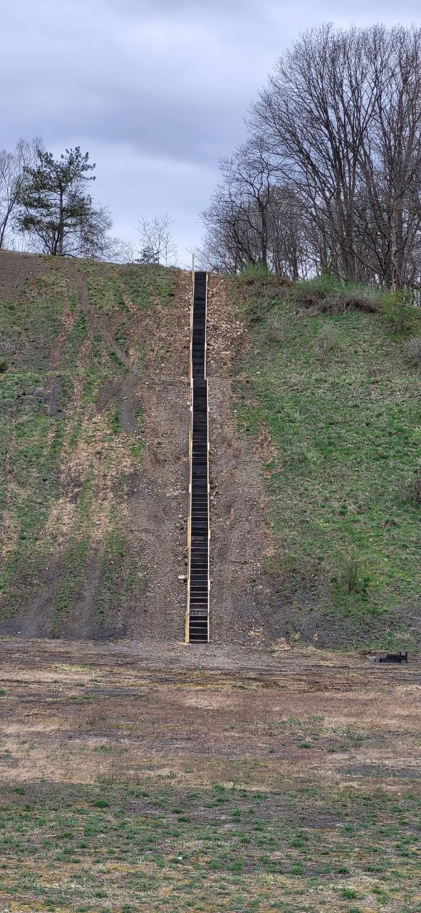 New stairs on Hole 15