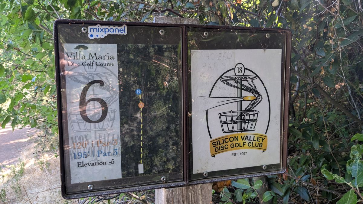 Hole 6 Tee Sign