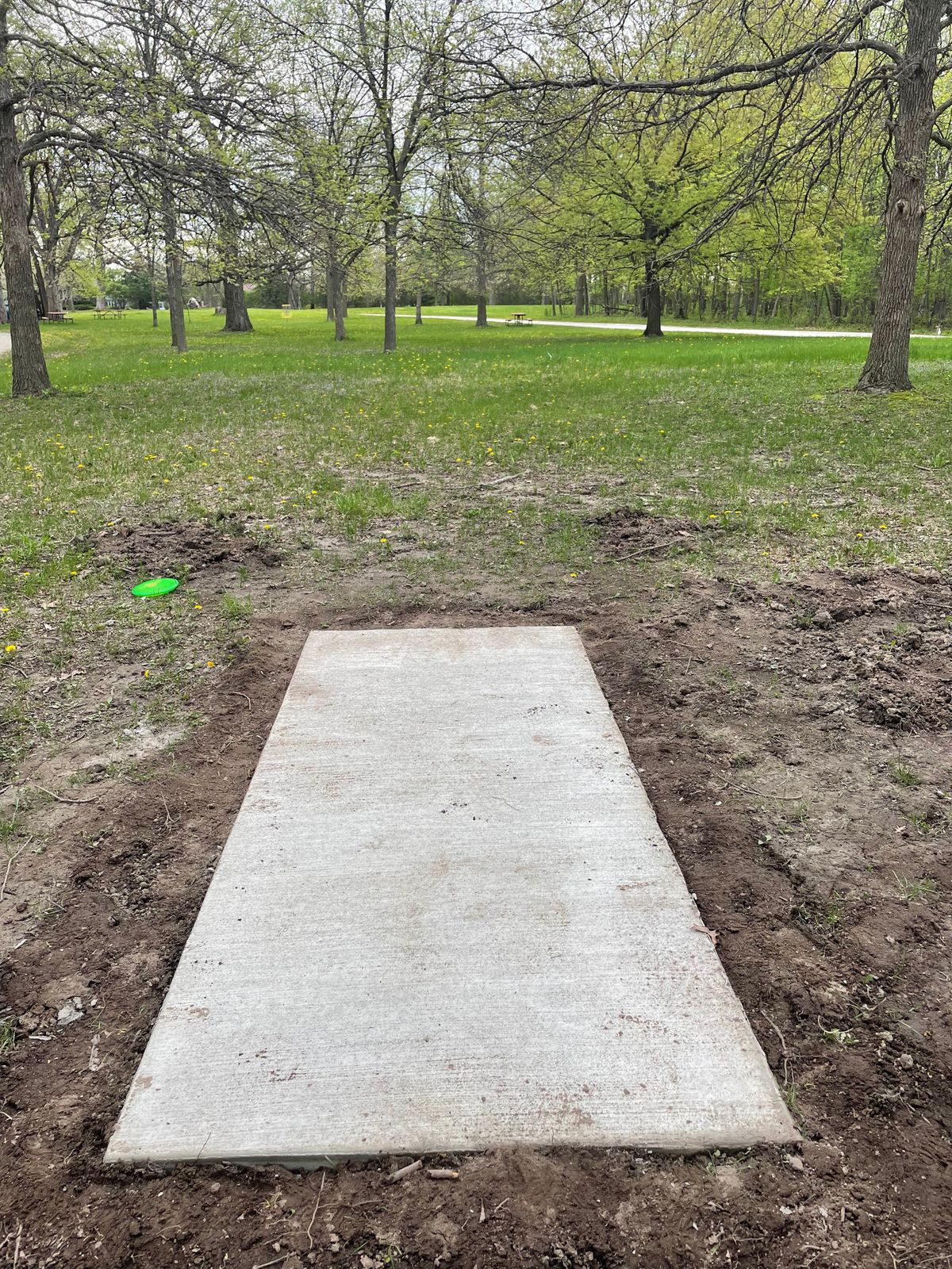 View from hole 8 pad.