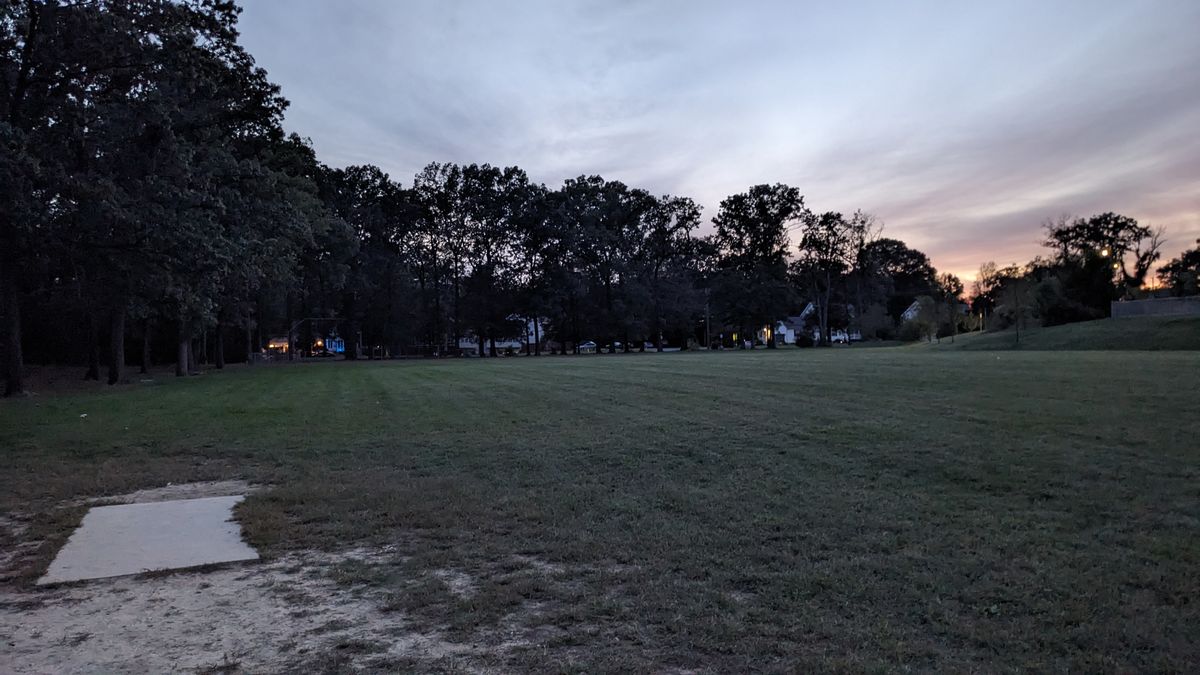 Hole 6 from the short pad