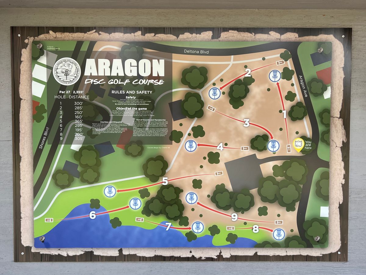 Well marked tricky course.