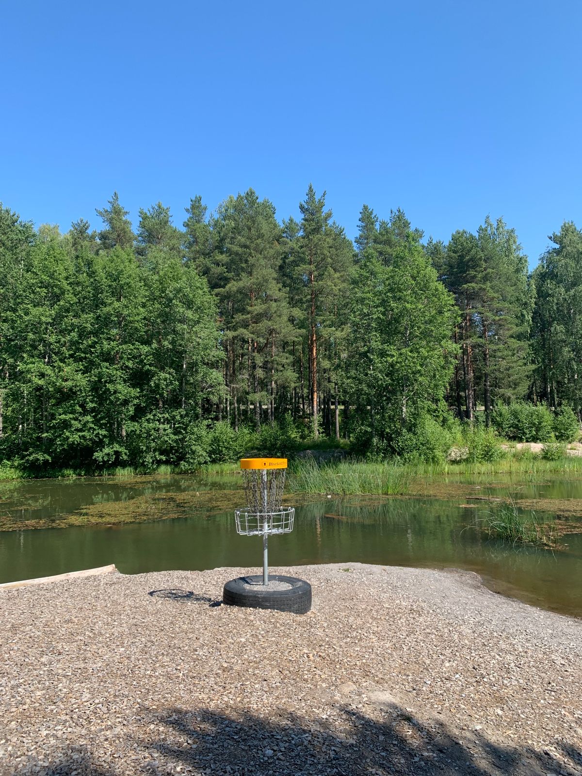 Hole 18 green