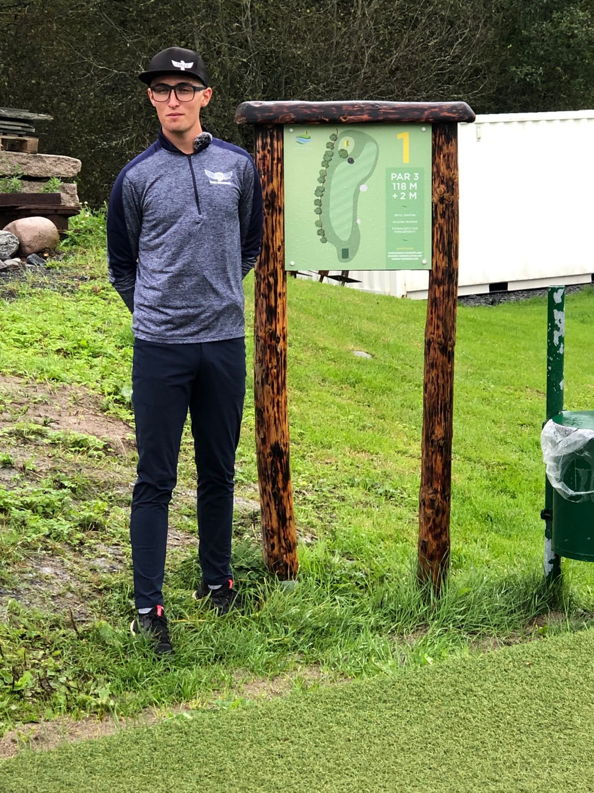 Eagle McMahon at Krokhol DGC Hole 1