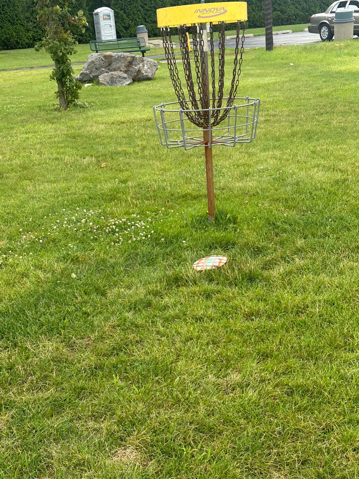 Parked it on hole 2 Wednesday night league layout