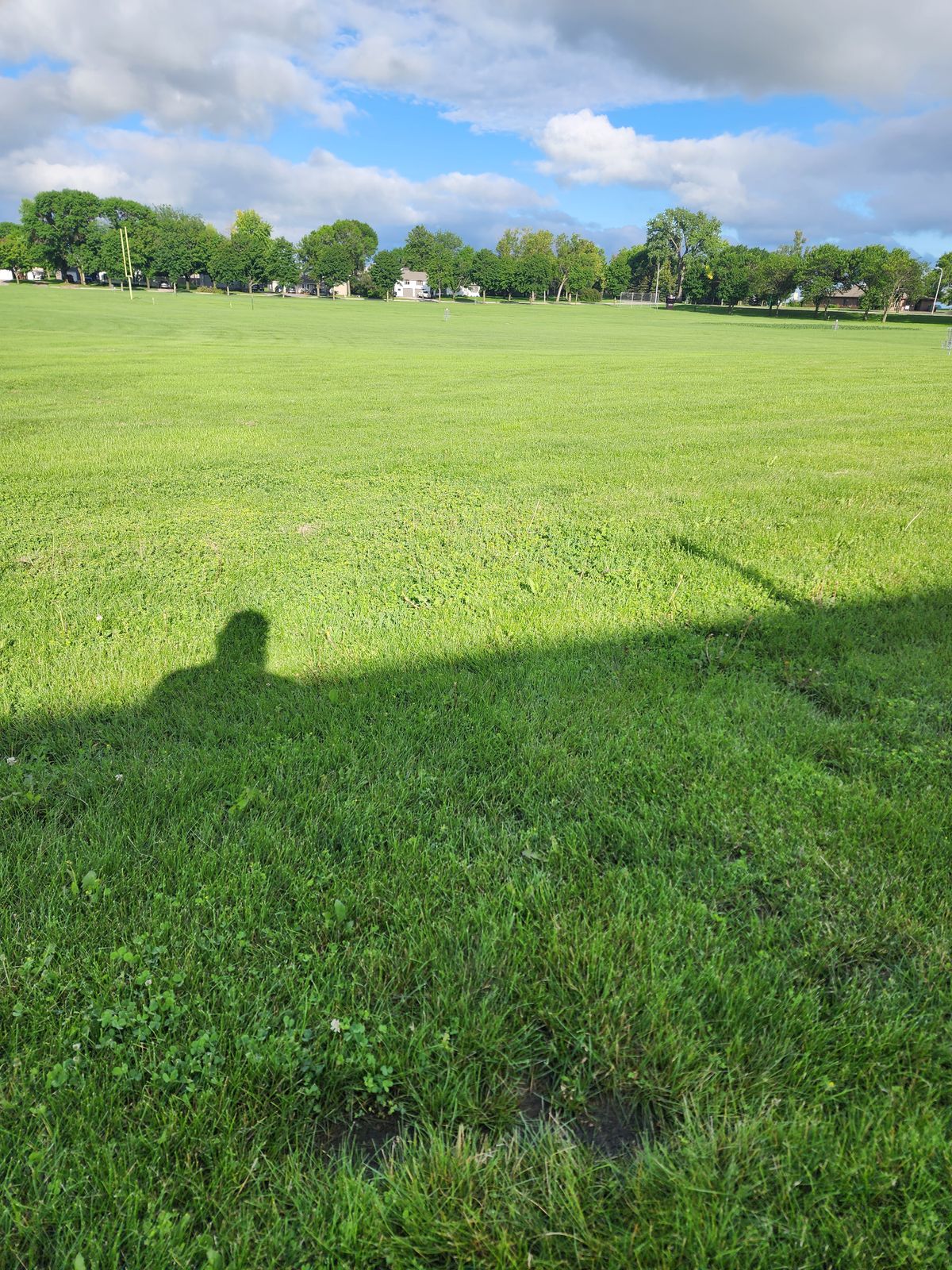Tee Off is next to building. Hole 7 - 378 ft. - PAR 4.
