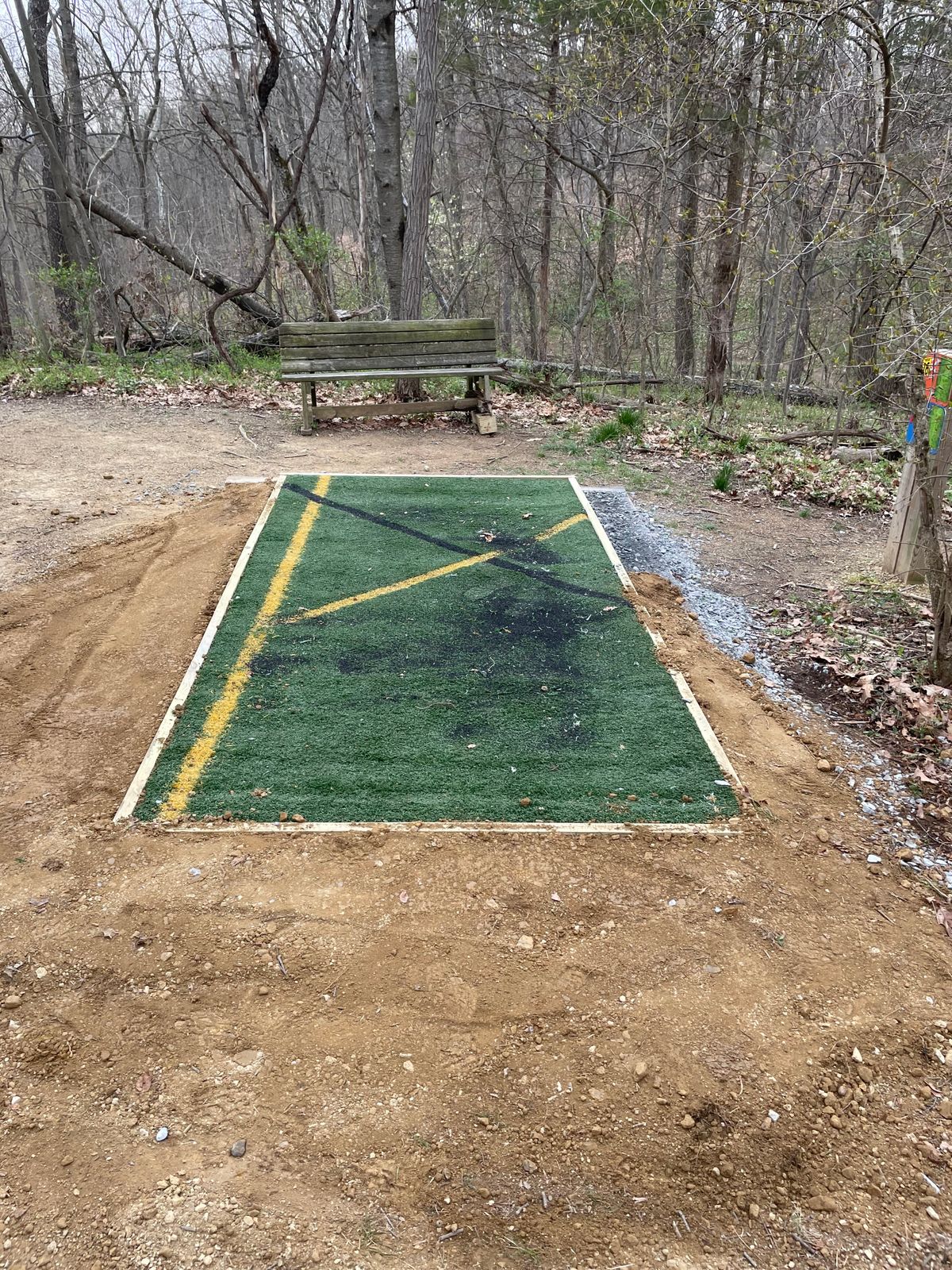 Tee pad on Martin’s Mill 16/Saw Mill 13.