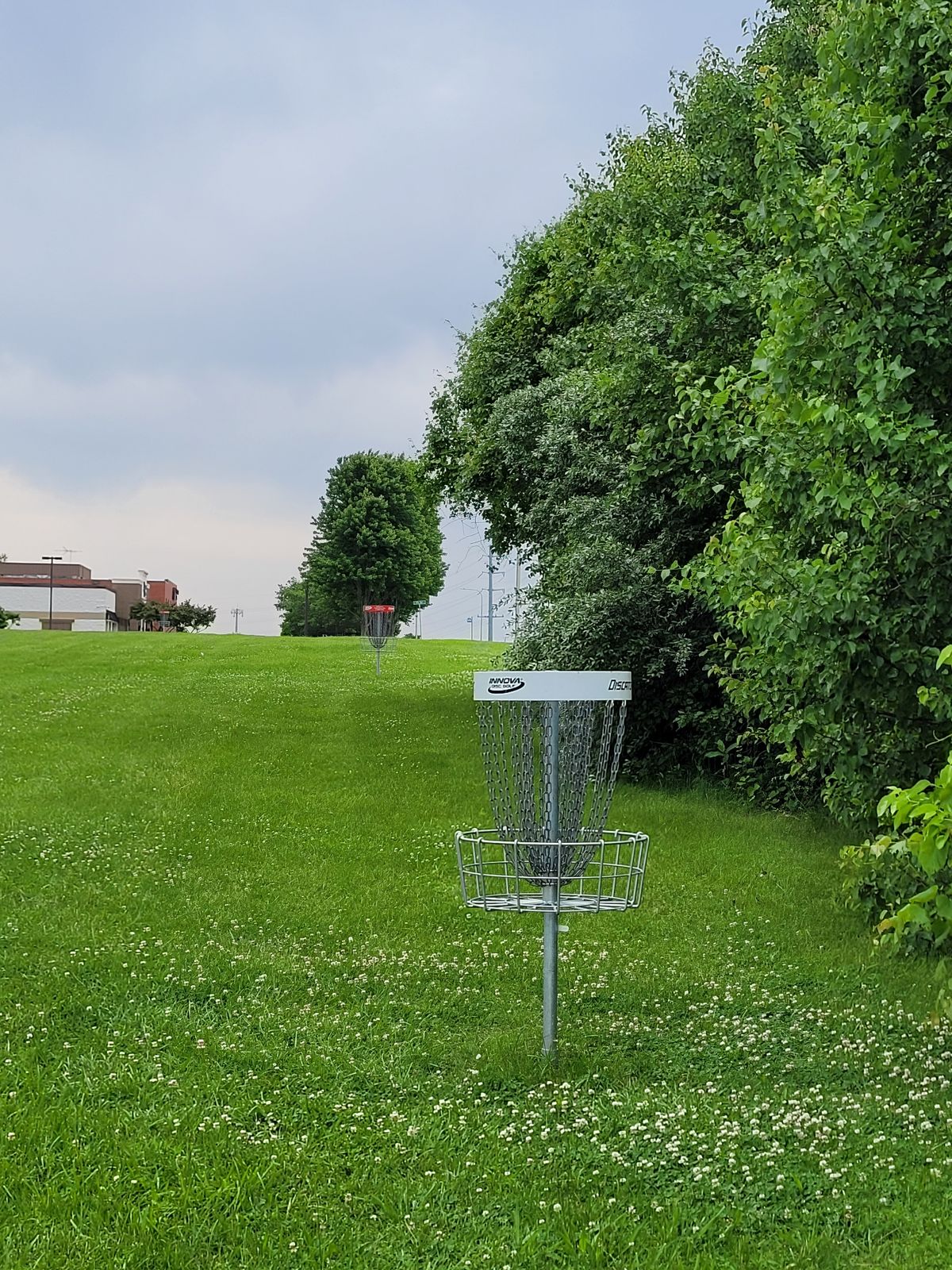Hole 8 white basket to tee