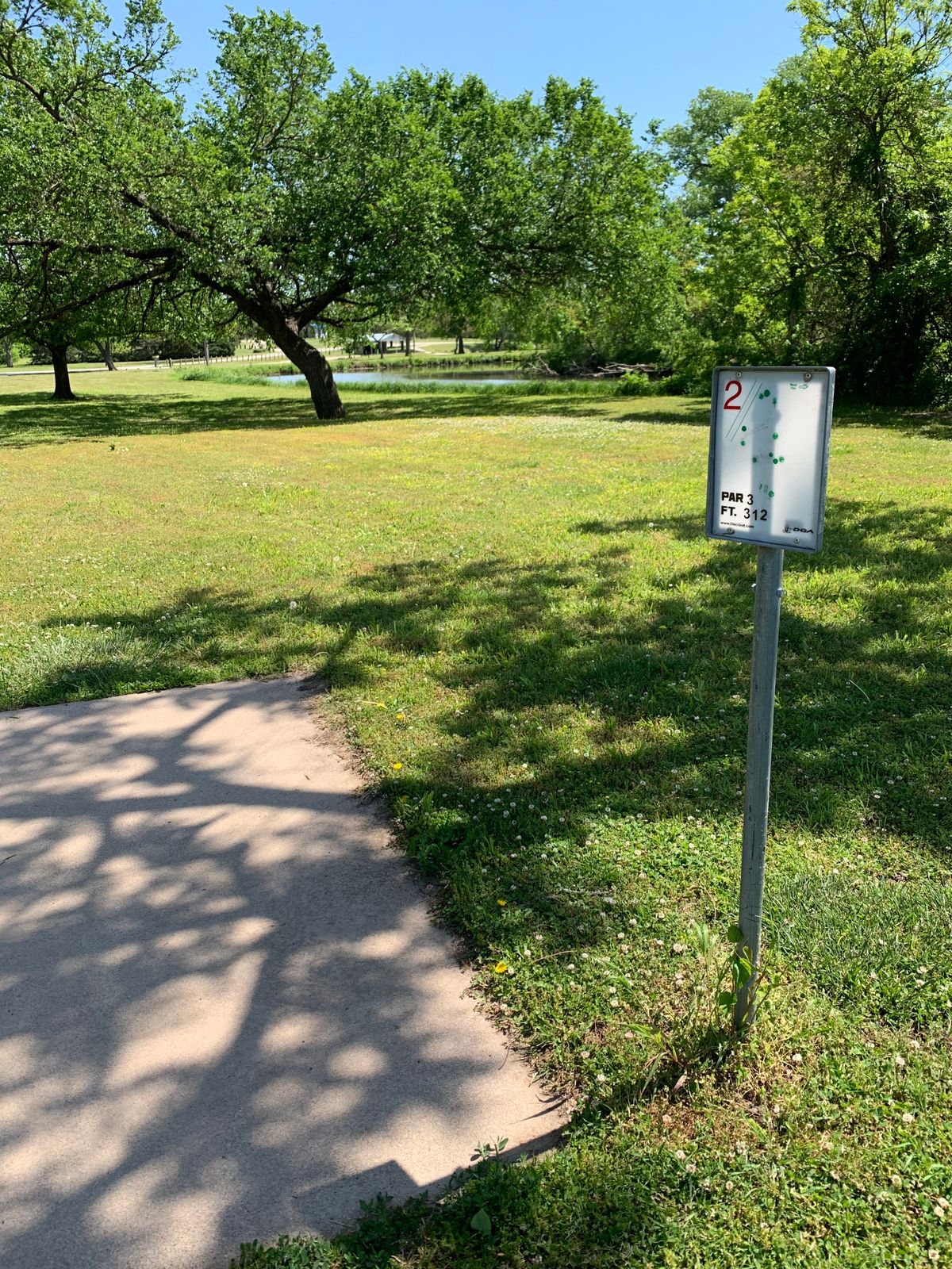 Number 2 fairway. River on right-side of fairway.