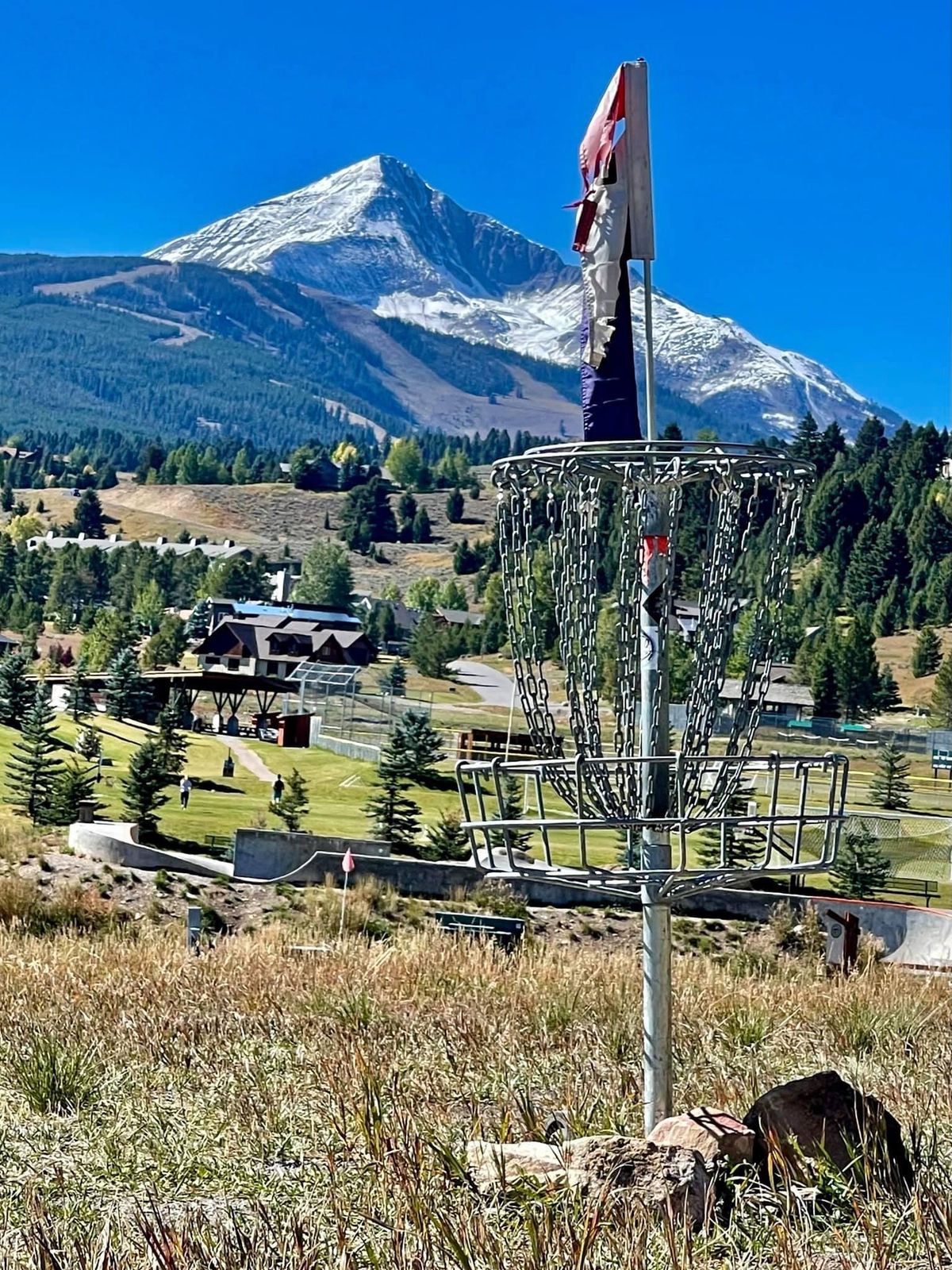 Loan Peak in the background (aka Big Sky Ski Resort)