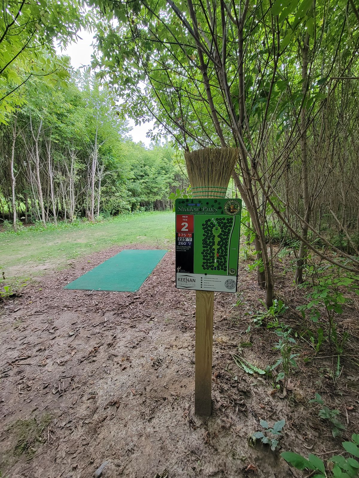 Red #2 tee view.