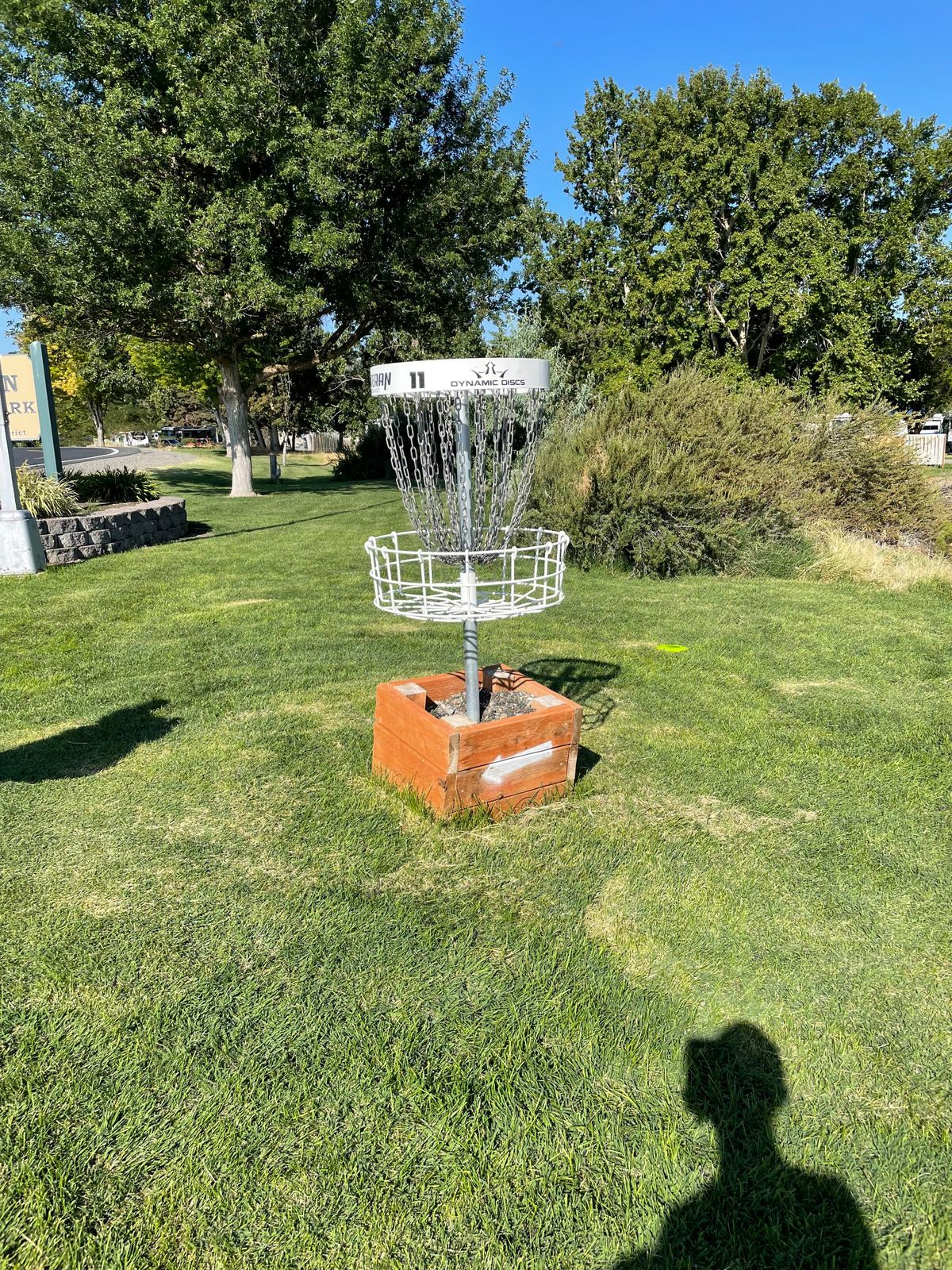 Hole 11 basket