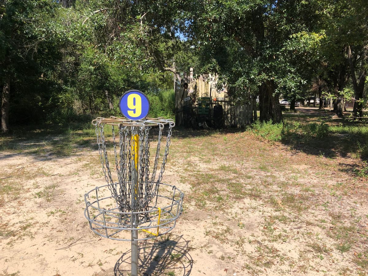 Hole 9 basket