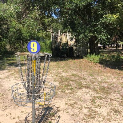 Hole 9 basket