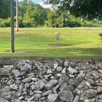 Hole 1 basket