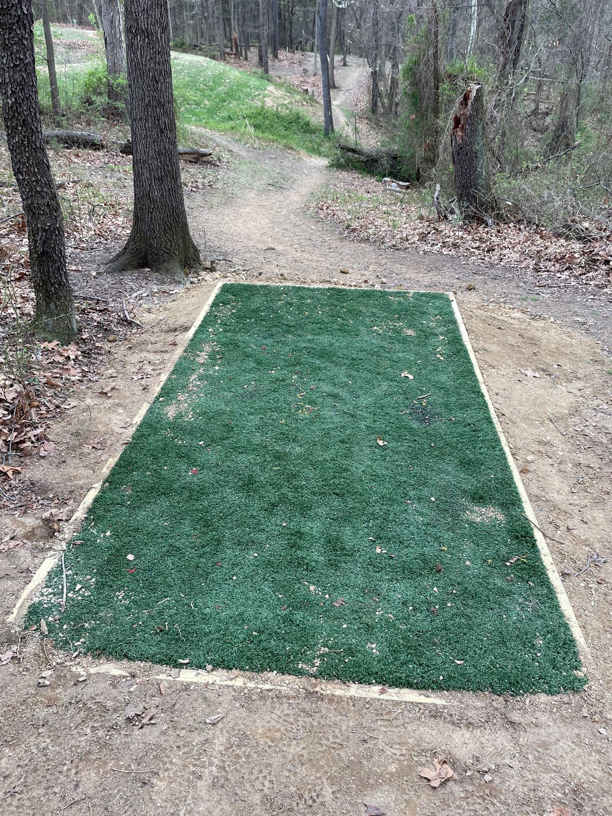 Tee pad on Martin’s Mill 17/Saw Mill 15.