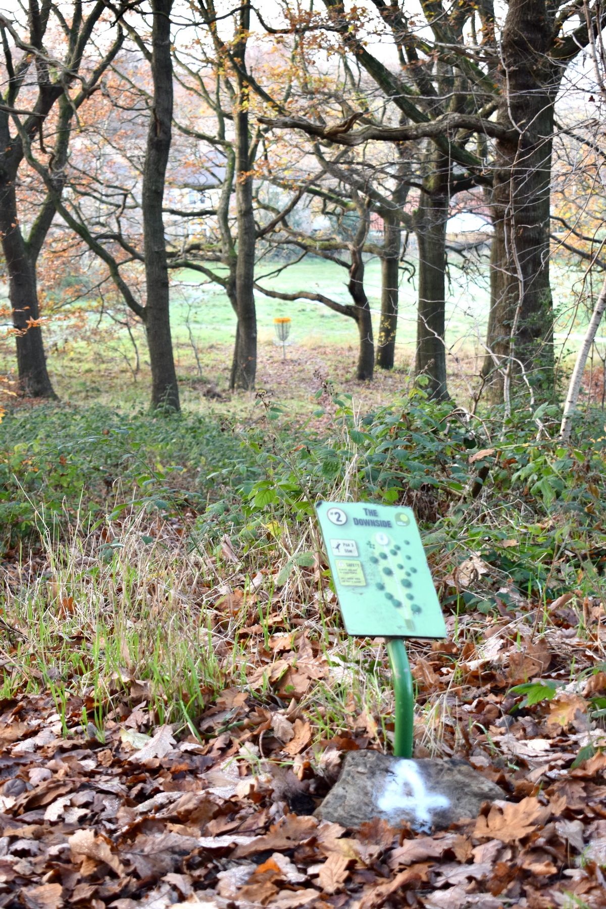Four Stumps Hole 4 tee.