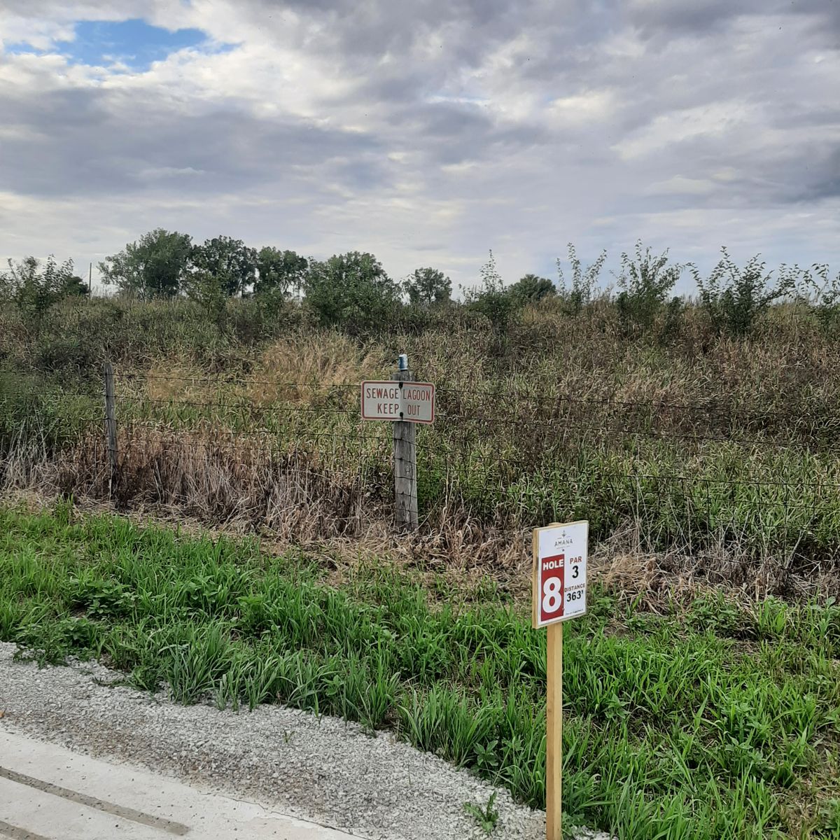 Hole 8 Sewage Lagoon