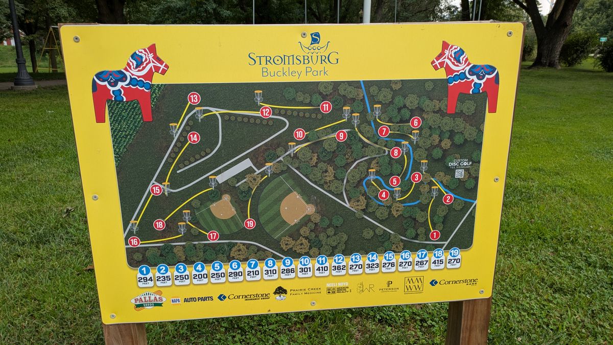 Stromsburg Buckley Park Disc Golf Course