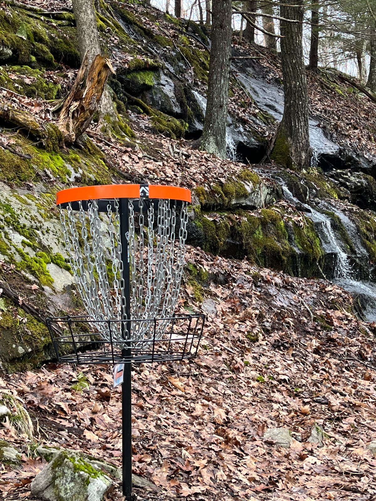 Hole 10 Waterfall after a rainy day