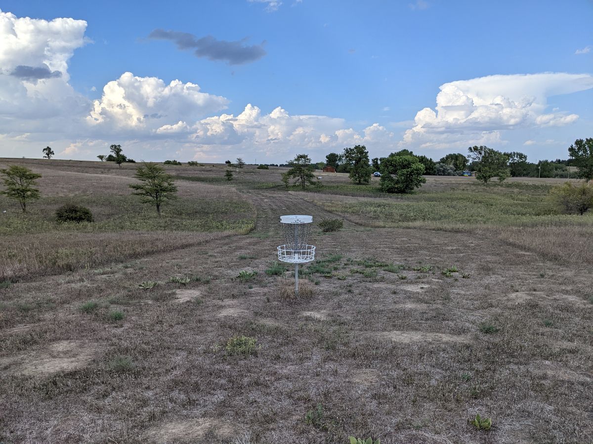 Hole 1 basket