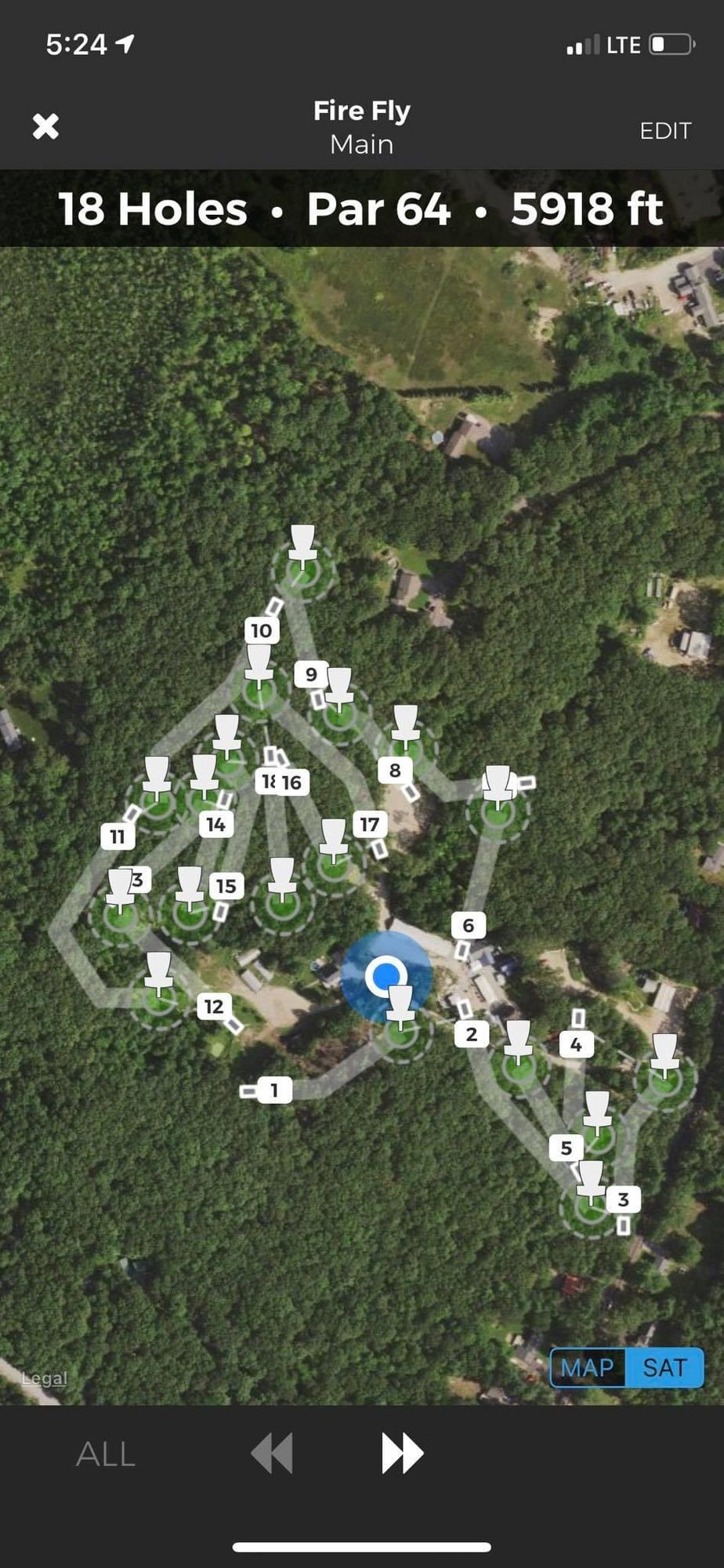 First look at the course map!
