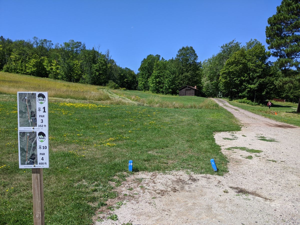 Holes 1 (right) & 10 (left)