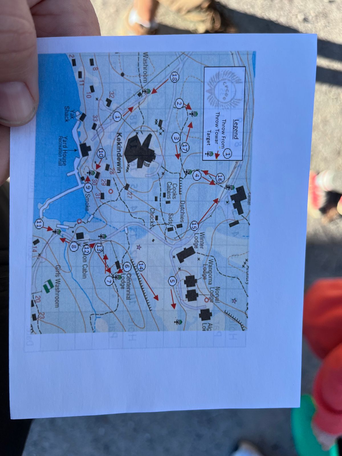 Layout map