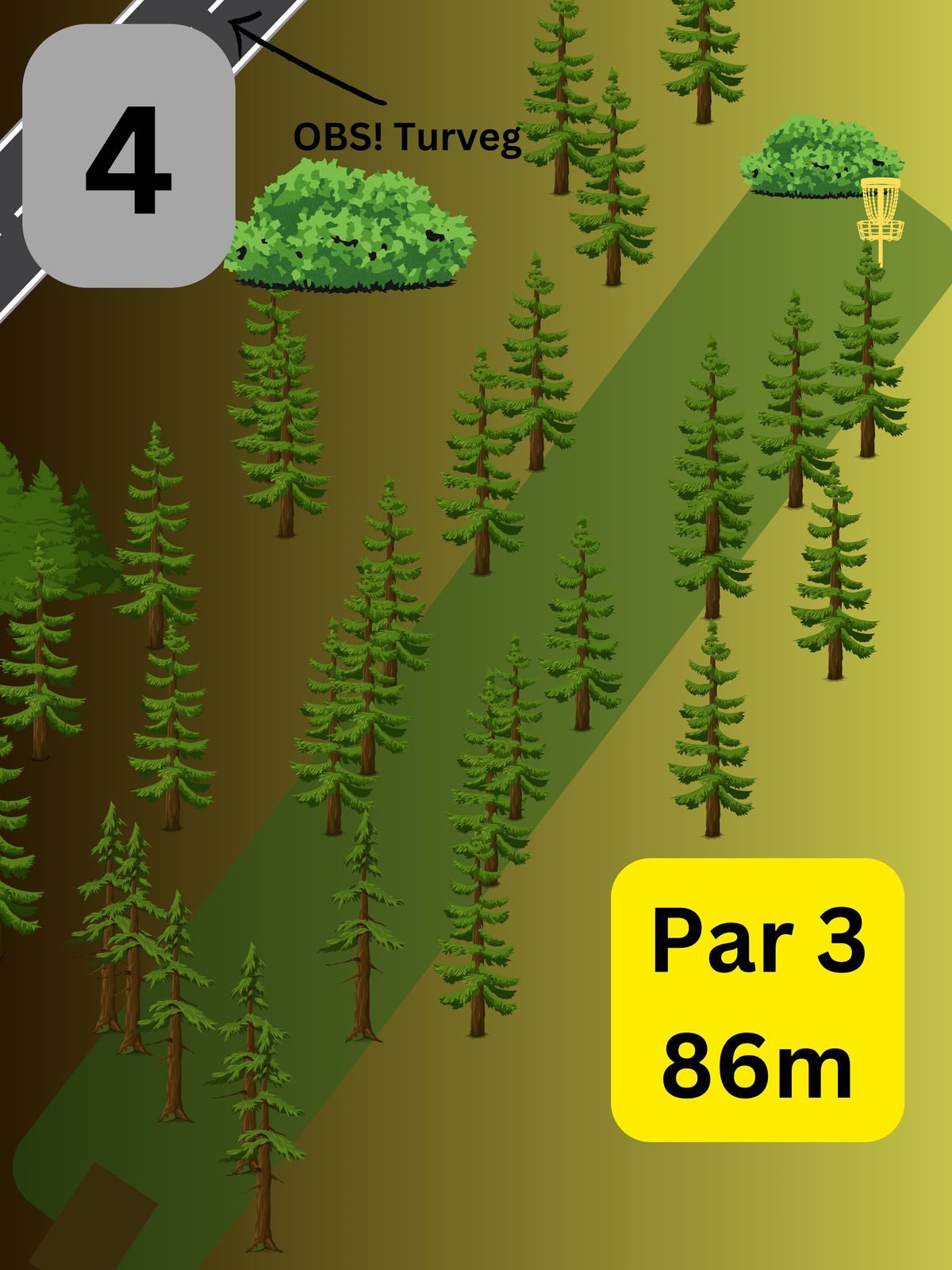 Teesign for hole 4
