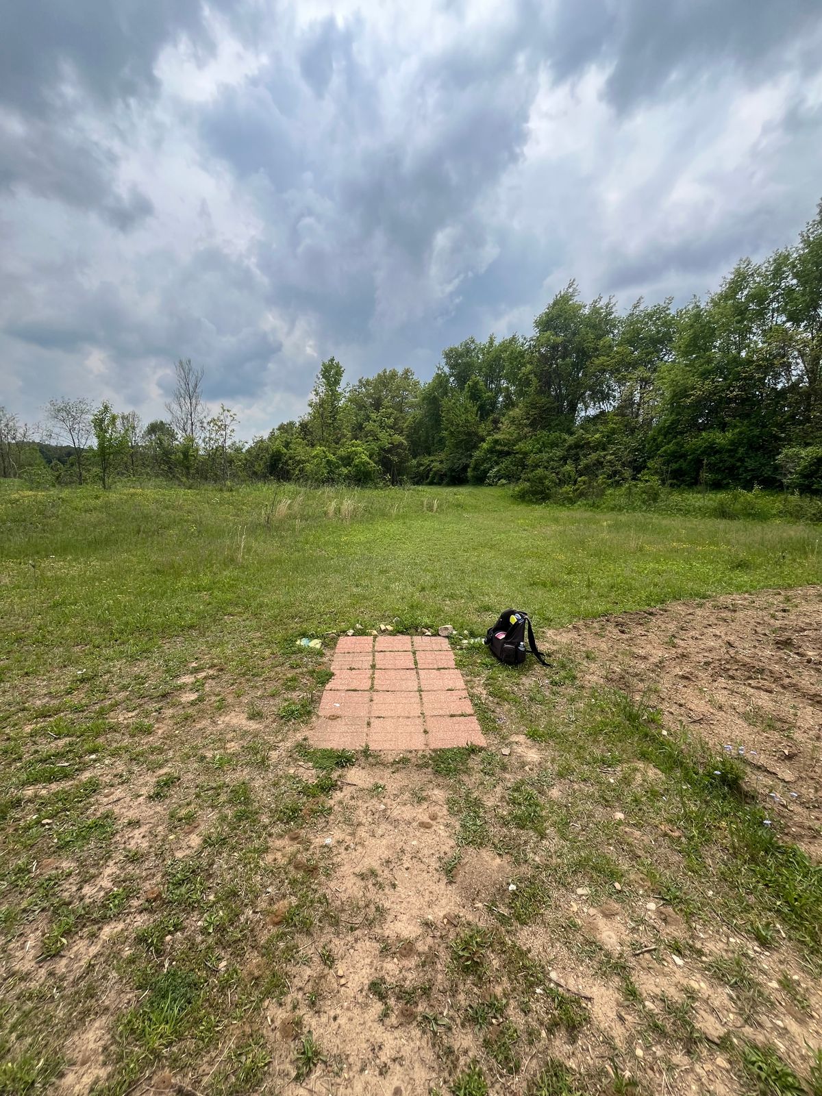 Hole 1, left around the corner