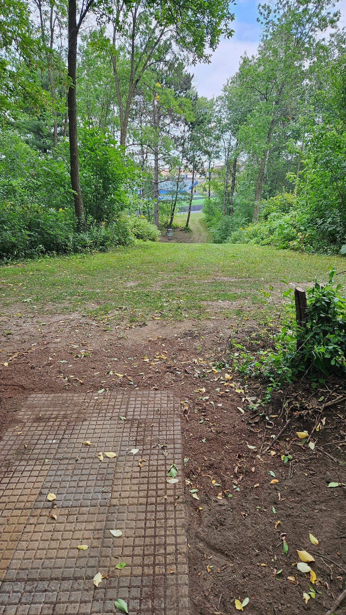 Hole 10. Downhill ace run!