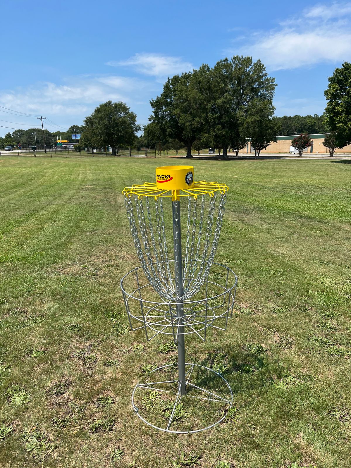 Hole 6 on campus