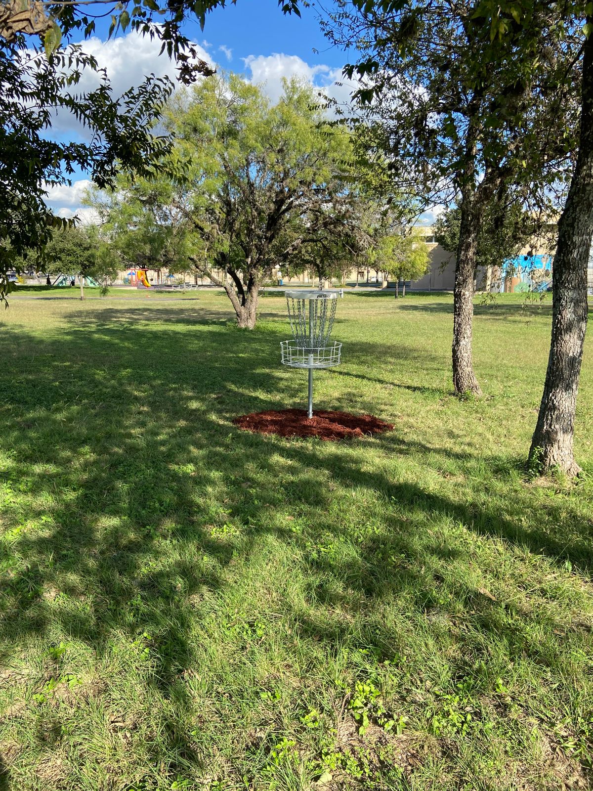 Hole 4 mulched
