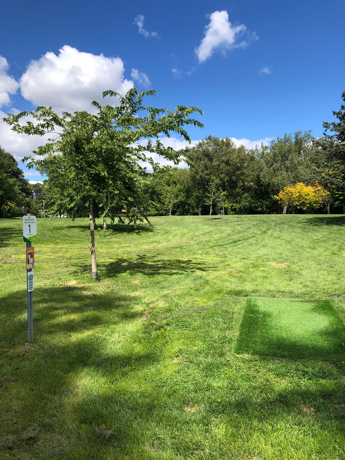 Hole #1 - Tee pads installed June 2024.