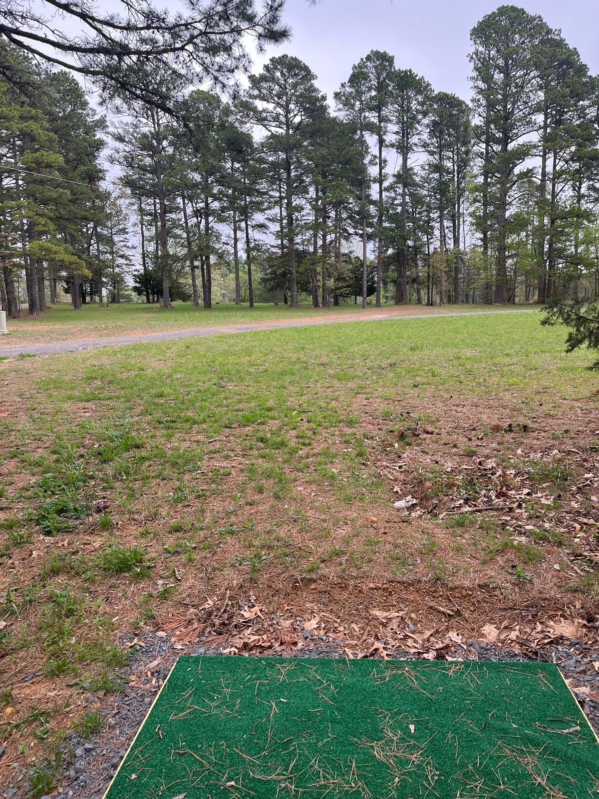Totally forgot to take a picture of hole 1’s tee sign. Hole is around 300 foot I believe.