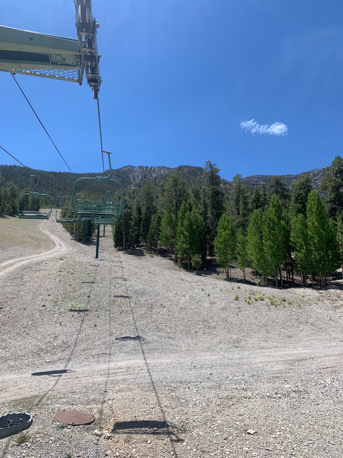 up the lift