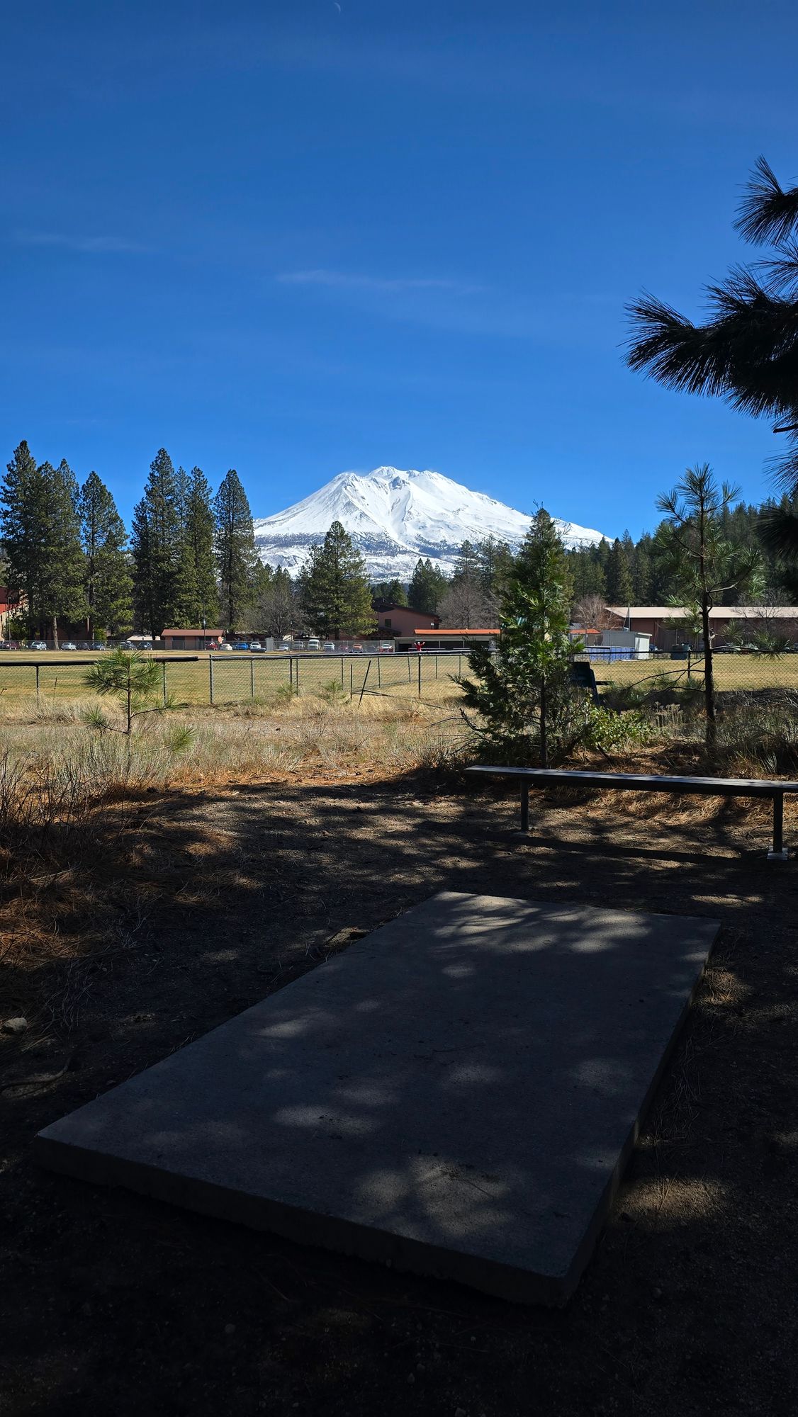 Looking backwards from Tee #1