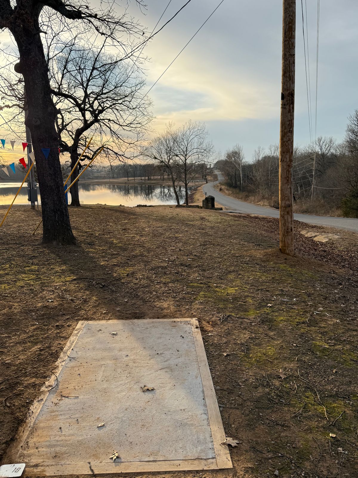 Hole 18 Tee and fairway