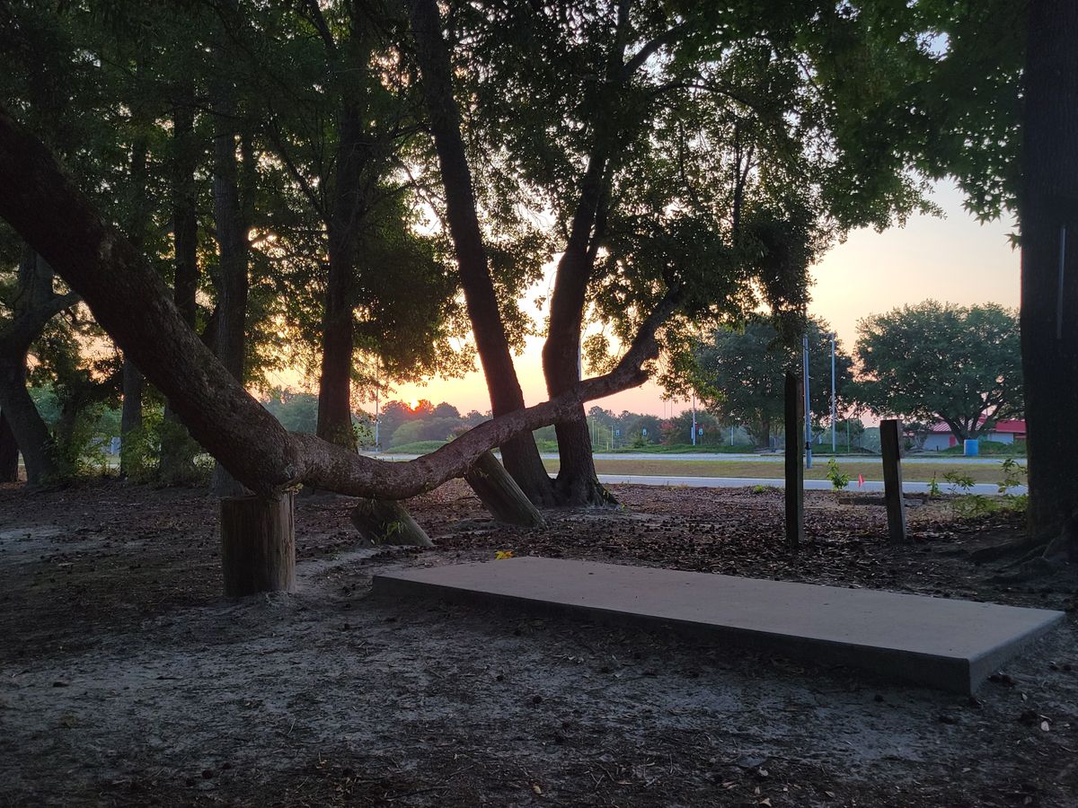Hole 1 at sunrise💙