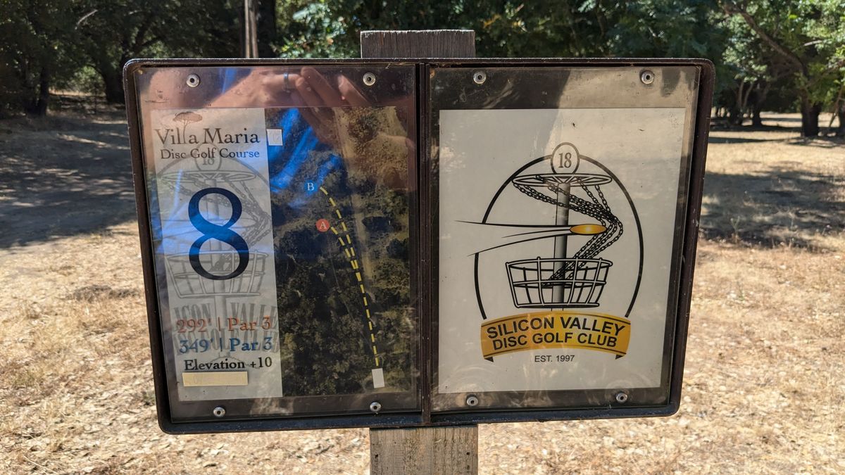 Hole 8 Tee Sign (RIP Hole 7)