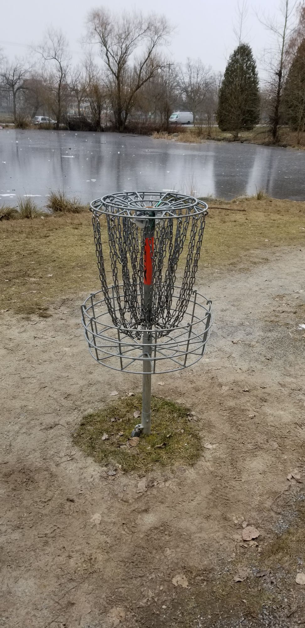 Hole 9, overlooking the dangerous duck pond.