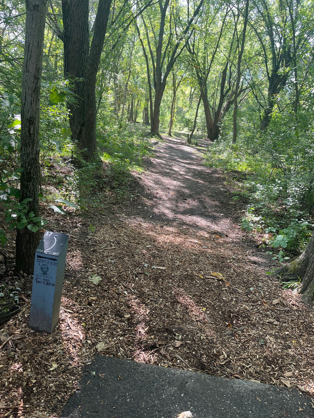 Hole 17 teepad