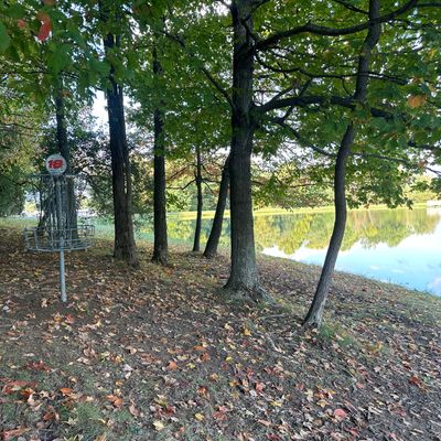 Hole 18 in the fall.