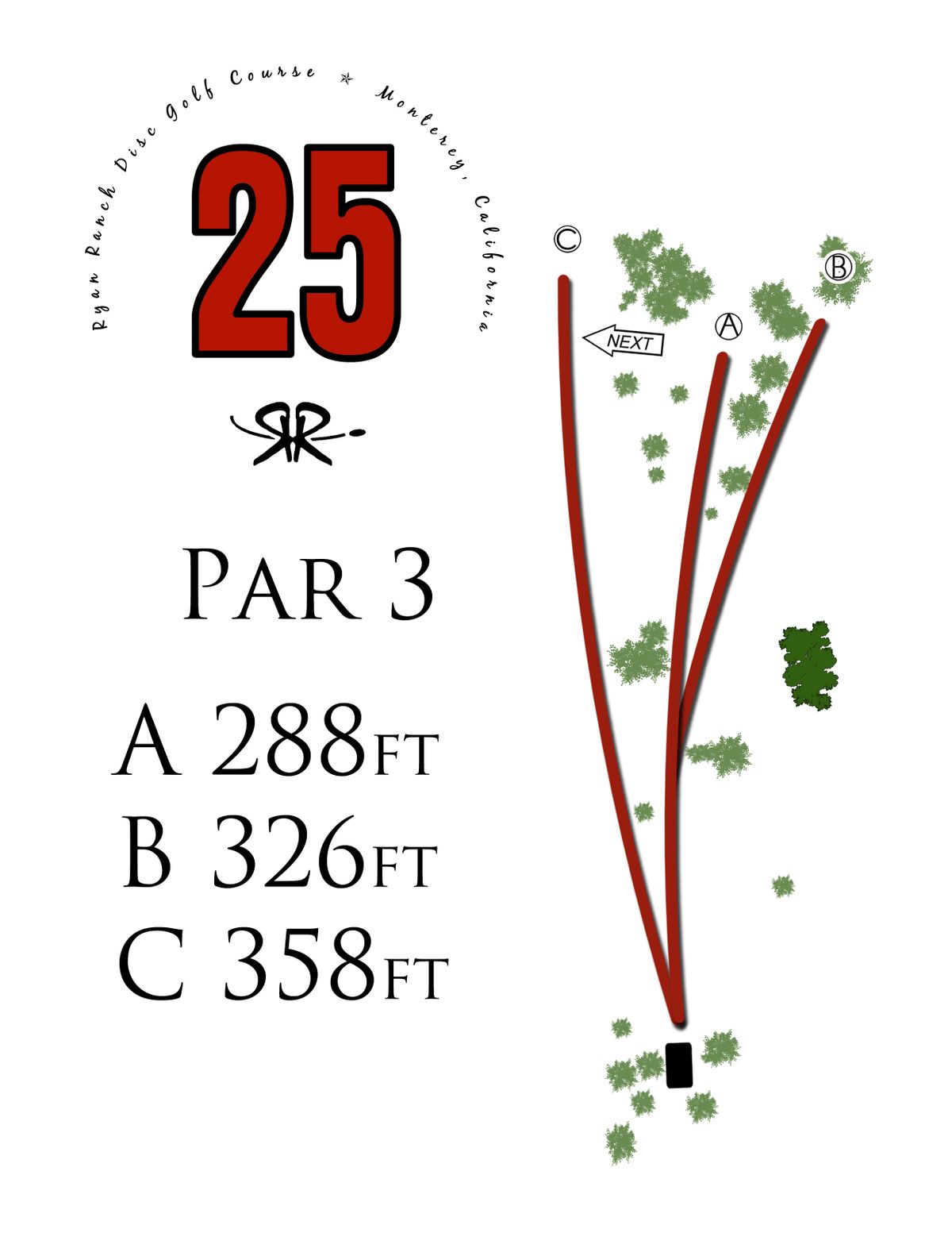 Tee sign.