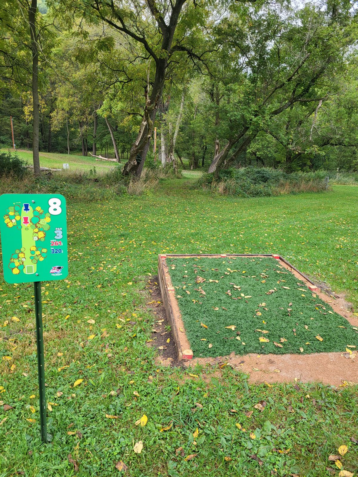 New tee on 8 was much needed