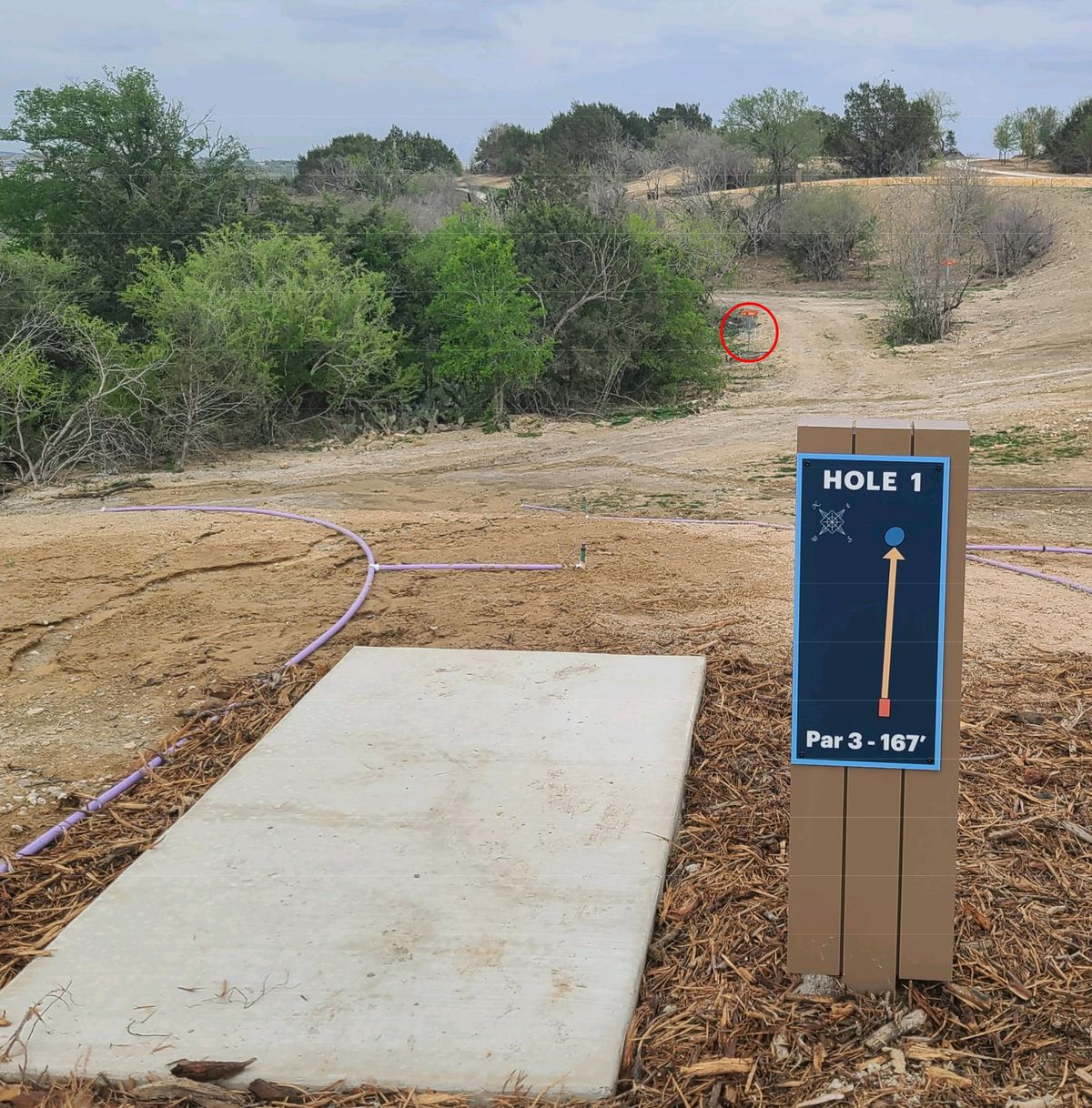 Tee box