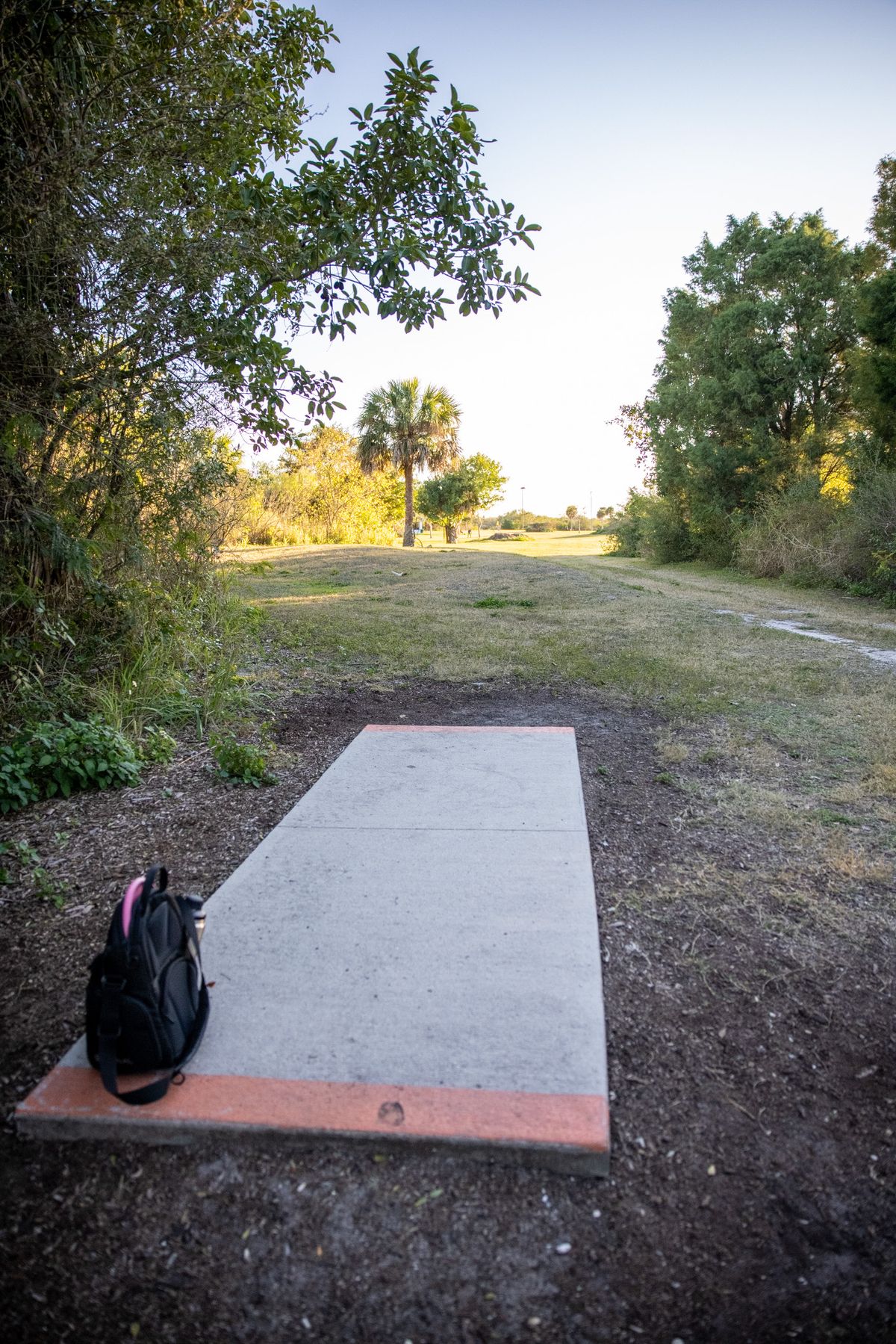 Hole 15 short pads.