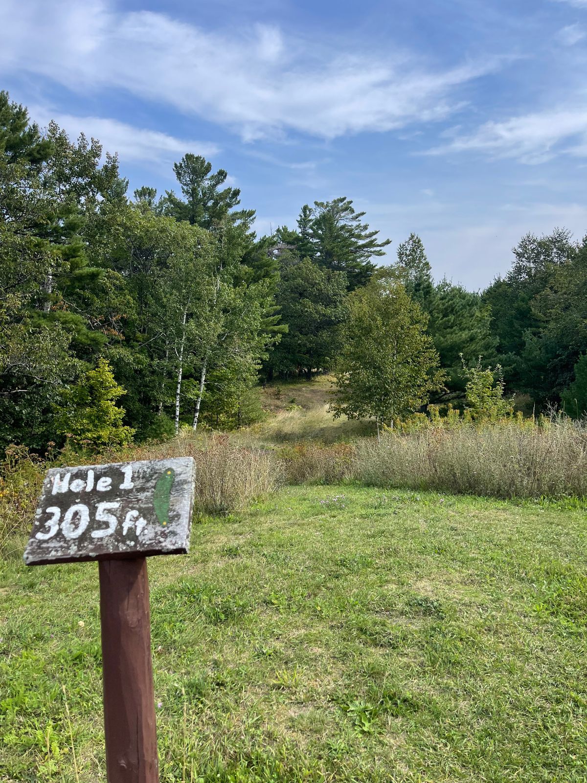 View from Hole 1 teepad