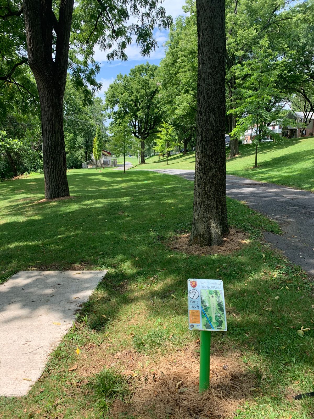 Am tee for hole 7
