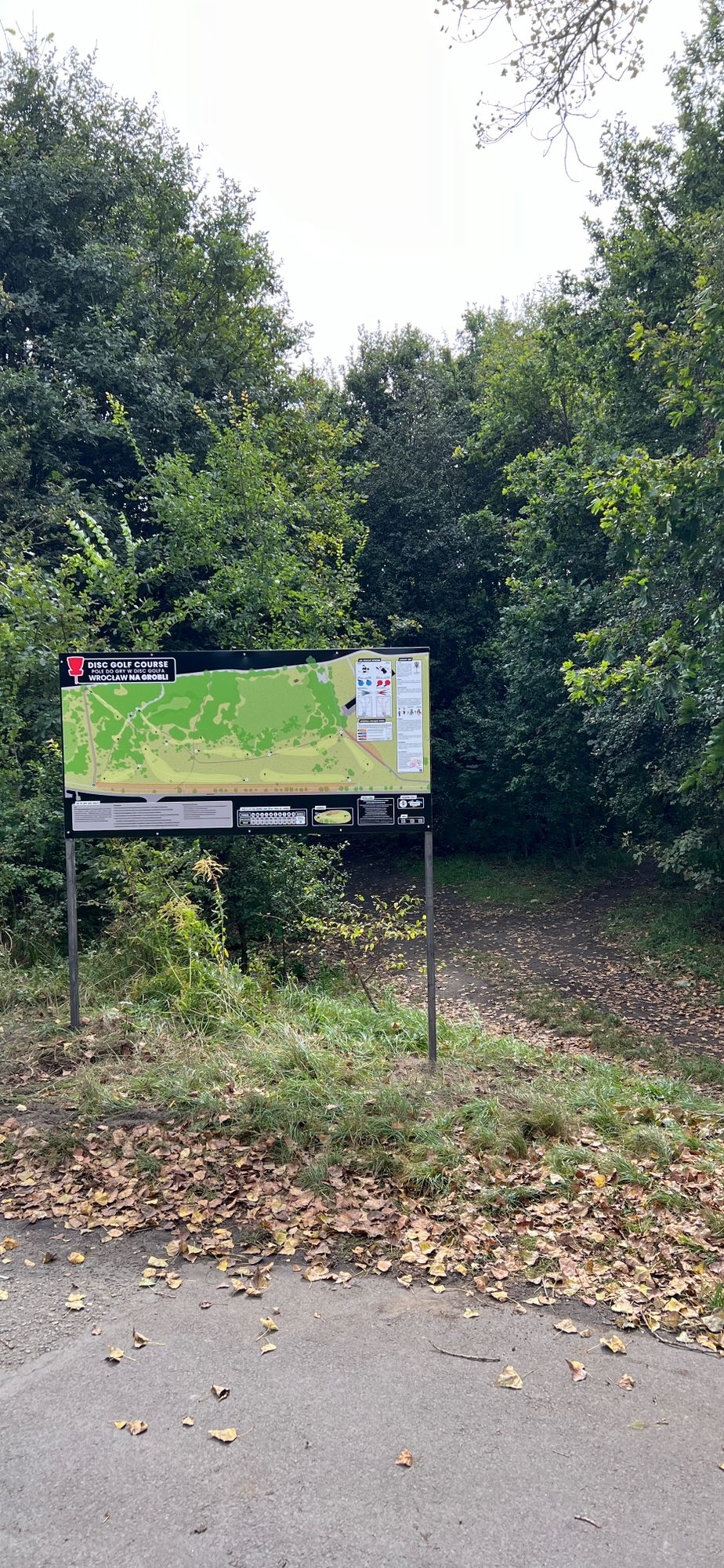 View from the parking near first tee